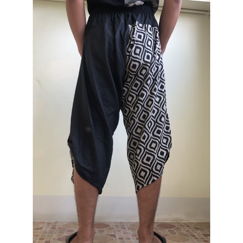 ภาพสินค้ากางเกง ซามูไร กางเกงผ้าฝ้าย กางเกงฮาเร็ม จากร้าน tong480 บน Shopee ภาพที่ 2