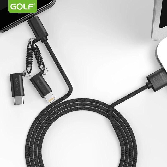 golf-สายชาร์จusb-gc-51-2-4a-soft-3in-1-cable-สำหรับมือถือทุกรุ่น-ios-micro-type-c
