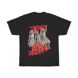 เสื้อยืดวินเทจBabymetal เสื้อยืด ผ้าฝ้าย พิมพ์ลาย ทนทานต่อโลหะS-5XL