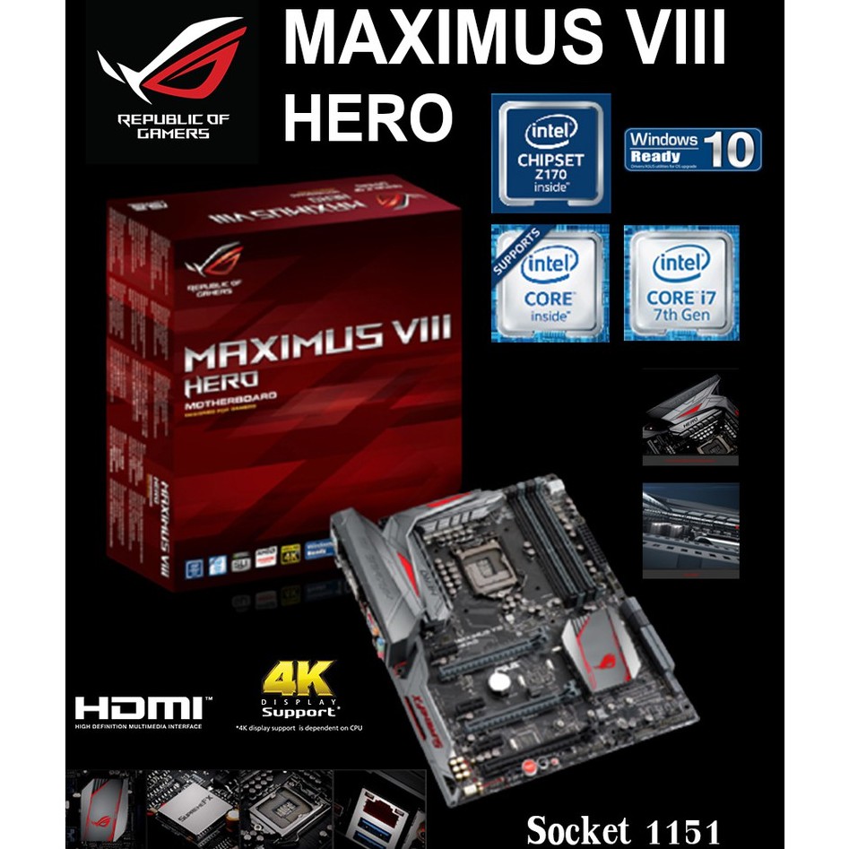 mainboard-intel-asus-maximus-viii-hero-socket-1151-มือสอง-พร้อมส่ง-แพ็คดีมาก