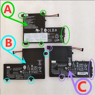 กดสั่งแล้วรอ 10 วัน แบตแท้ L15M3PB0 L15L3PB0 L15C3PB1 สำหรับ Lenovo IdeaPad 320S-14IKB 330S-15IKB Yoga 510