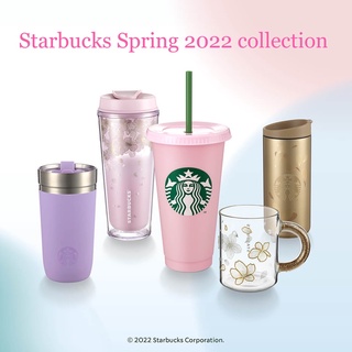 Starbucks Spring Collection 2022 (pink color) สตาร์บัคส์สปริงคอลเลคชัน 2022(สีชมพู) ของแท้ 💯