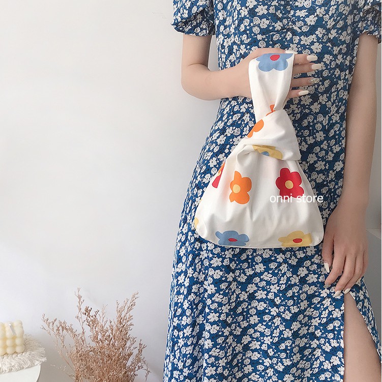 กระเป๋าถือ-ผ้าแคนวาส-สไตล์ญี่ปุ่น