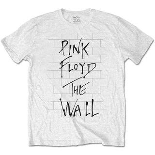 Pink Floyd The Wall &amp; Logo (White) T-Shirt - NEW