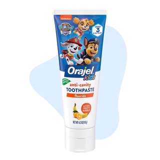 พร้อมส่งที่ไทย! ยาสีฟันผสมฟลูออไรด์สำหรับเด็ก Orajel Paw Patrol Anticavity Fluoride Toothpaste 119g.
