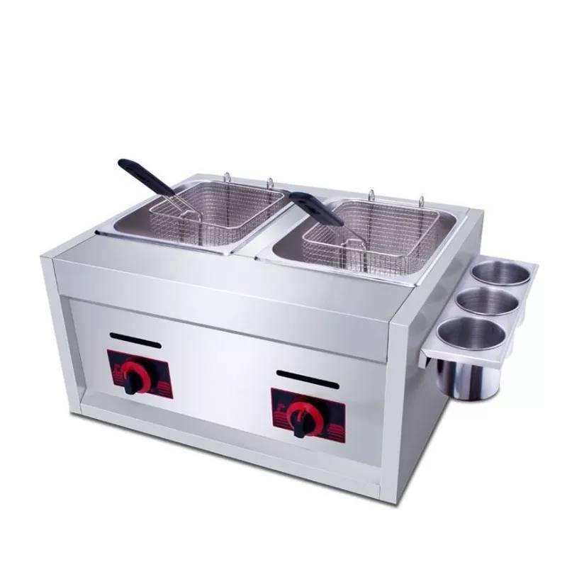 หม้อทอดใช้แก๊ส-เตาทอดแก็ส-หม้อทอดใช้แก็ส-6l-double-barrel-fryer-มีพร้อมส่ง