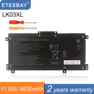 ETESBAY 55.8Wh  LK03XL Laptop Battery For HP Envy 15-bp101nc 15-BP002TX Series Envy 17 17-AE143NG 17M-AE011DX 17M-AE0XXT