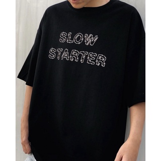 🔥 เสื้อ Oversize ร้าน A.HUHH ลาย slow starter 🔥