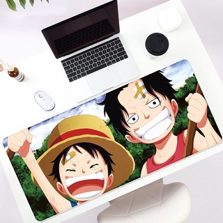 ภาพขนาดย่อของภาพหน้าปกสินค้าแผ่นรองเมาส์ วันพีซ 80x30ซม. One Piece mouse pad  แผ่นรองเมาส์ลูฟี่ แผ่นรองเมาส์ขนาดใหญ่ รองเมาส์ รองคีย์บอร์ด จากร้าน gad777.store บน Shopee