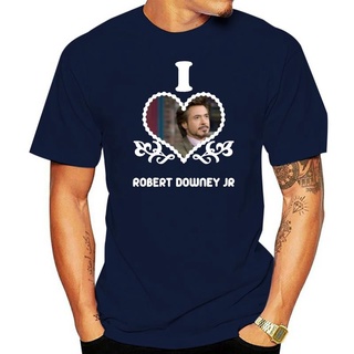 เสื้อยืด พิมพ์ลาย Robert Downey Jr I Heart แฟชั่นสตรีท 2022สามารถปรับแต่งได้