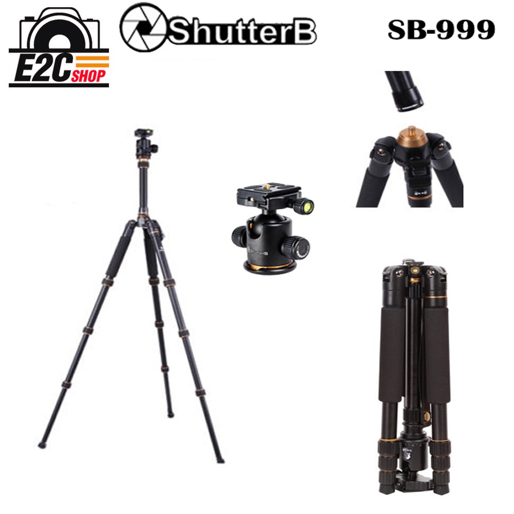 ขาตั้งกล้อง-shutter-b-tripod-sb-999-gold-lt-พร้อมส่ง-gt
