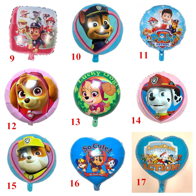 ลูกโป่งฟอยล์ฮีเลียม-ลาย-paw-patrol-skye-ryder-paw-patrol-18-นิ้ว-สําหรับตกแต่งปาร์ตี้วันเกิด