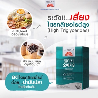 ภาพขนาดย่อของภาพหน้าปกสินค้าKorea Eundan Fish oil Omega 3 โคเรียอึนดัน น้ำมันปลา โอเมก้า3 60เม็ด/กล่อง จากร้าน ecovit บน Shopee ภาพที่ 5