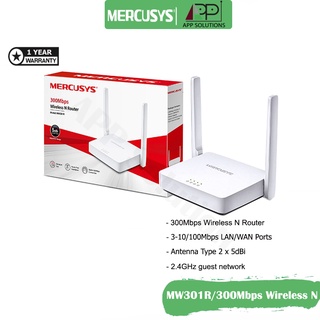 💥SALE💥Mercusys Router Wireless N300Mbps รุ่นMW301R(ประกัน1ปี)