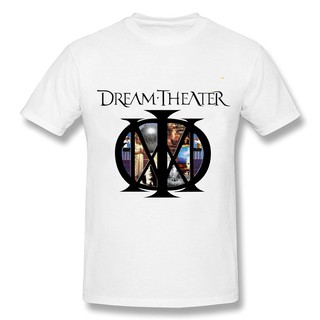 เสื้อยืด ผ้าฝ้าย พิมพ์ลายโลโก้ Dream Theater แฟชั่นฤดูร้อน สําหรับผู้ชาย