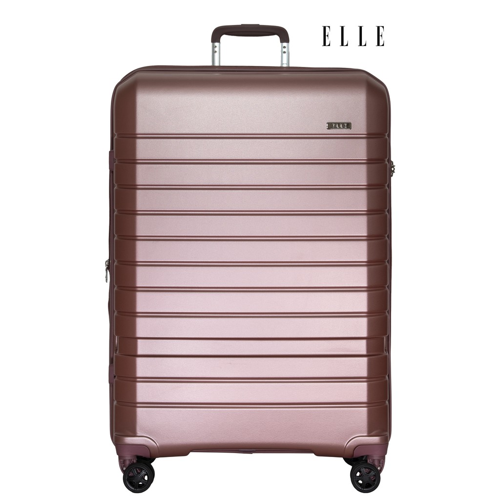 elle-travel-uniform-collection-100-polycarbonate-pc-28-large-luggage-aluminum-trolley-360-spinner-expandable