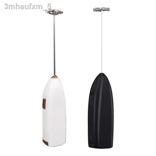 ✤⊙2 Pcs Handheld Milk Frother Mini Electric Drink Mixer with Stainless Steel Whisk for DrinkHot ChocolateCoffeeMilk