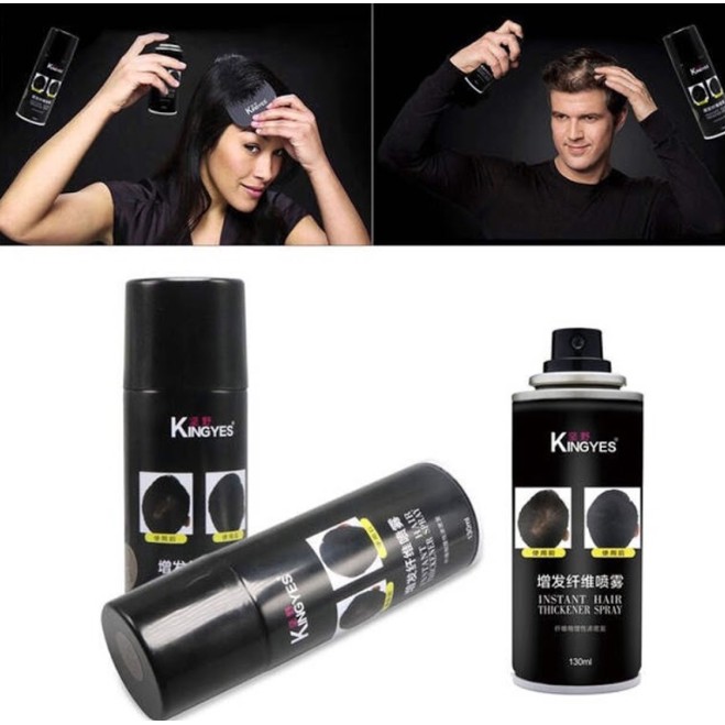 kingyes-hair-spray-สเปรย์ผมไฟเบอร์-ปิดผมบาง-แกปัญหาหัวล้าน