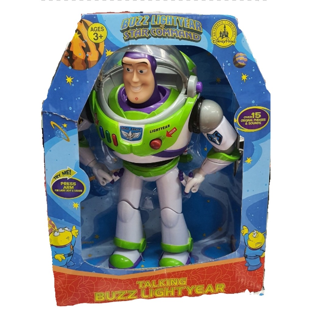 ของเล่นหุ่นบัสไรท์เยียtalking-buzz-lightyear-พูดได้-15-ประโยค-มีเสียงมีไฟ-ขยับท่าทางได้-ปุ่มเอฟเฟคต่างๆ-สินค้านำเข้าคะ