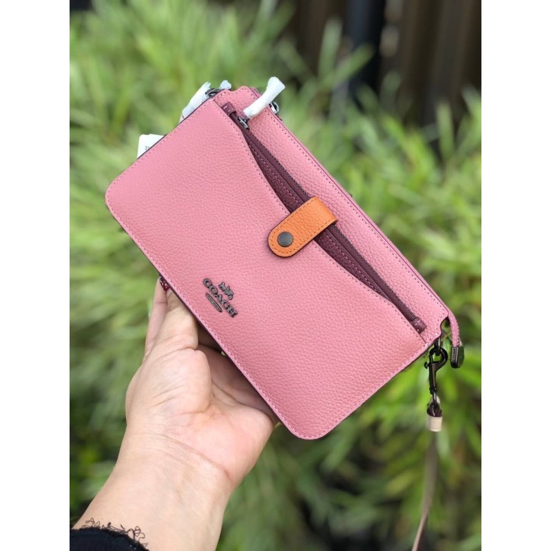 0 shop NOA POP UP MESSENGER IN COLORBLOCK COACH 31864 Shopee Thailand