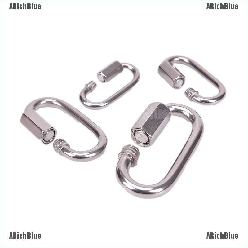 arichblue-พวงกุญแจหัวเข็มขัดล็อค-สเตนเลส