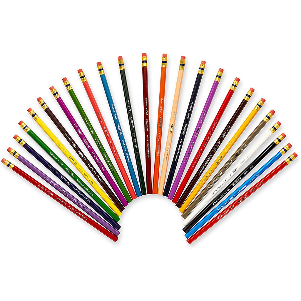 ภาพหน้าปกสินค้าดินสอสี Prismacolor Col-Erase ดินสอสีลบได้มียางลบในตัว จำหน่ายแบบแยกแท่ง