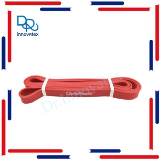 ChrisPower Strength Band ยางยืดออกกำลังกาย Red(Medium) 101.60cmx1.9cm สีแดง