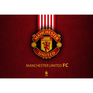 ภาพหน้าปกสินค้าManchester United Logo แมนเชสเตอร์ยูไนเต็ด  MUFC แมนยู Red Devils โปสเตอร์ Poster วอลเปเปอร์ ตกแต่งผนัง ฟุตบอล Football ที่เกี่ยวข้อง