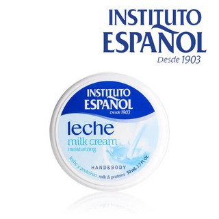 Instituto Espanol Leche Milk Cream Moisturing - Hand &amp; Body 50 ml. #Instituto