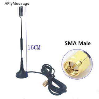 Aflym เสาอากาศ 12 dbi 433Mhz เสาอากาศ Dipole SMA ตัวผู้ พร้อมฐานแม่เหล็ก