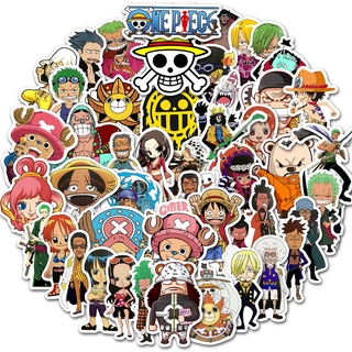 50 ชิ้น / ถุง อะนิเมะ One Piece Luffy ซีรีส์ สติกเกอร์กราฟฟิตี สติกเกอร์ไวนิล สติกเกอร์แล็ปท็อป กระเป๋าเดินทาง กันน้ํา DIY