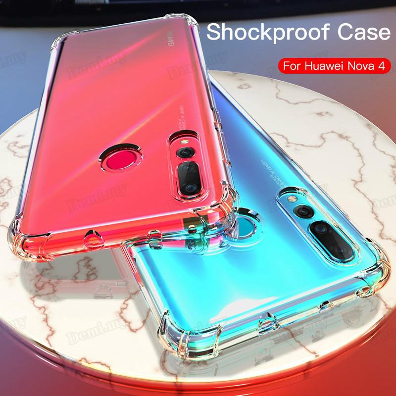 เคสโทรศัพท์มือถือซิลิโคน แบบใส สําหรับ huawei nova 4e 4 3 i p 20 p 30 pro mate 20 honor 8 x