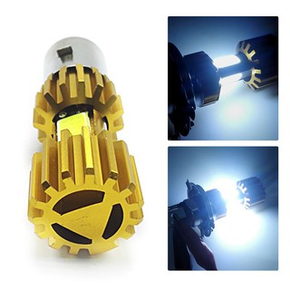 ไฟหน้า H6 3 COB LED Bulb 6500K แสงสีขาว สำหรบรถมอเตอร์ไซซ์