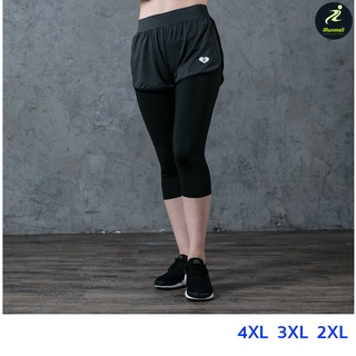 ภาพหน้าปกสินค้า(L-4XL) กางเกงออกกำลังกายคนอ้วน กางเกงวิ่ง กางเกงโยคะ ผู้หญิง ไซส์ใหญ่ พลัสไซส์ 2-in-1 ขา 4 ส่วน iRunmall #P8012 ที่เกี่ยวข้อง