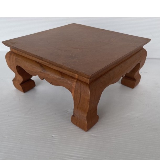 โต๊ะยอด-ไม้สักทอง-หลายขนาด-ฐาน-วางพระ-ขาสูง-ประมาณ-3-4-นิ้ว