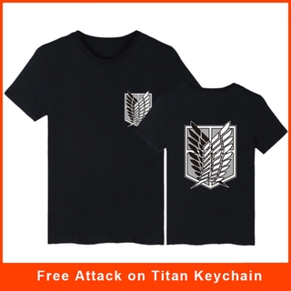 ภาพหน้าปกสินค้าMIKASA เสื้อยืดพิมพ์ลาย Attack On Titan Shingeki No Kyojin น่ารักสําหรับผู้หญิง ที่เกี่ยวข้อง