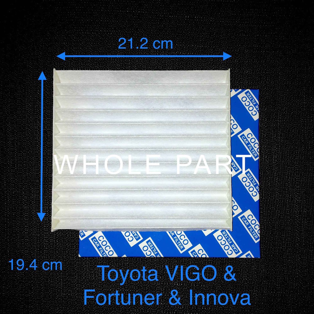 กรองอากาศ-วีโก้-ฟรี-กรองแอร์-ถูกที่สุด-สำหรับรถ-วีโก้-vigo-และ-ฟอร์จูนเนอร์-fortuner