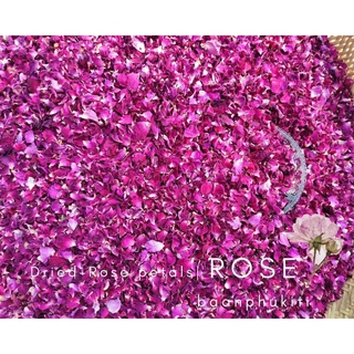 ภาพขนาดย่อของภาพหน้าปกสินค้าสินค้าหมด กุหลาบออร์แกนิค  กลีบกุหลาบภูกิติ ใส่ในอาหาร ขนม เครื่องดื่ม ชากุหลาบ dried-rose petals มอญ บิชอป จากร้าน flowertea.phukiti บน Shopee