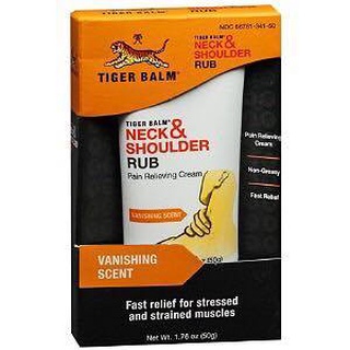 สินค้า TigerBalm Neck & Shoulder Rub 50g เน็ค แอนด์ โชวล์เดอร์ รับ ตราเสือ สูตรเย็น 50 กรัม