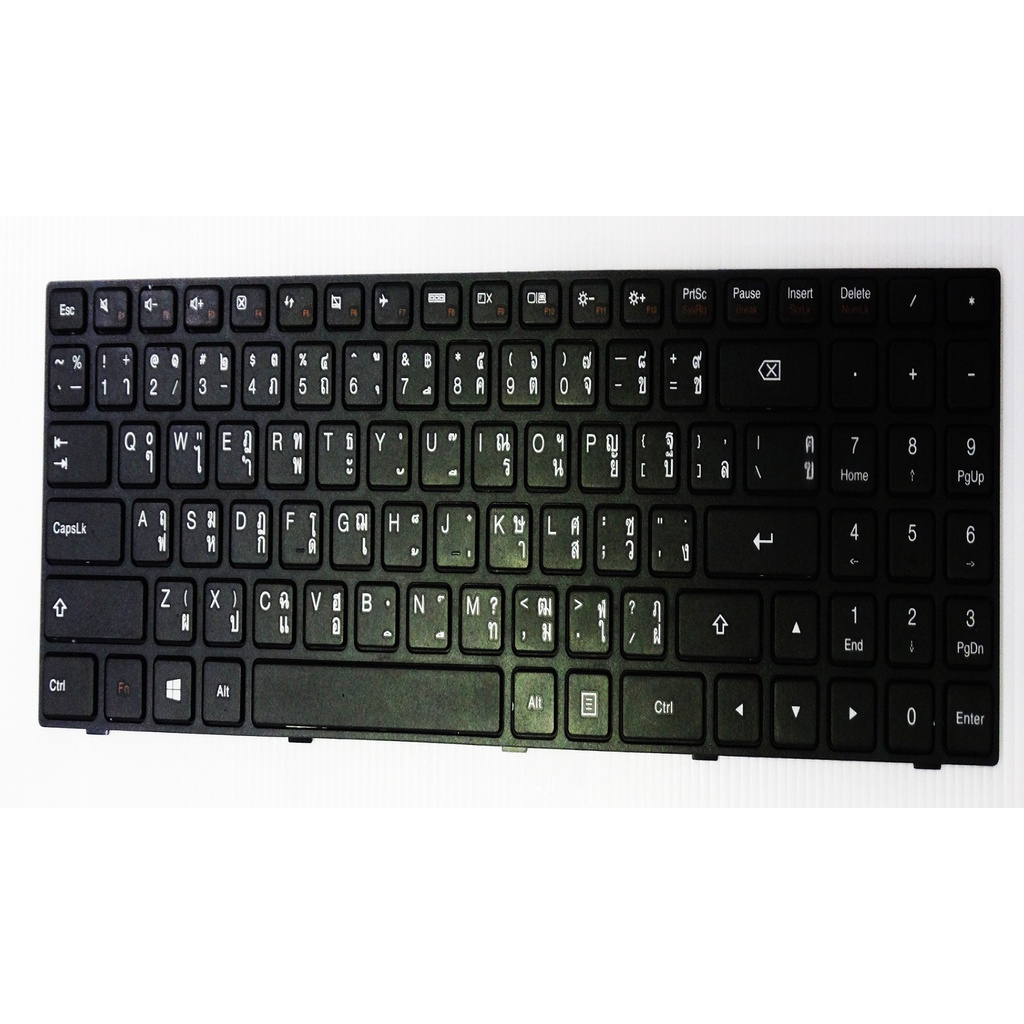แป้นพิมพ์-คีย์บอร์ดโน๊ตบุ๊ค-lenovo-ideapad-100-15iby-laptop-keyboard-สีดำ-ภาษาไทย-อังกฤษ