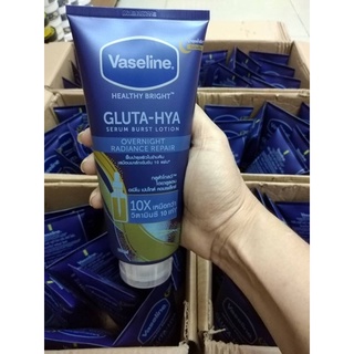 Vaseline Gluta-Hya Serum Burst Lotion Overnight Radiance Repair 330ml.