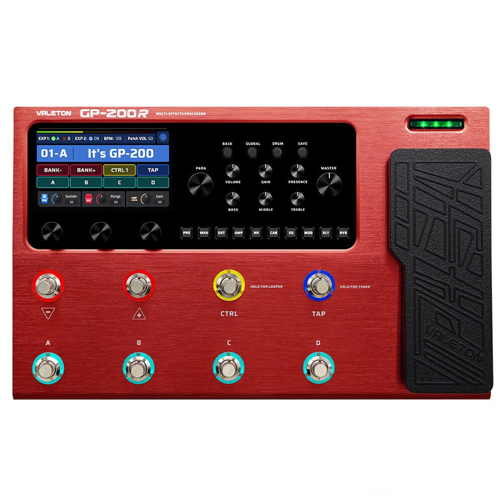 valeton-gp-200-gp-200r-red-limited-edition-multi-effects-processor-เอฟเฟคกีต้าร์