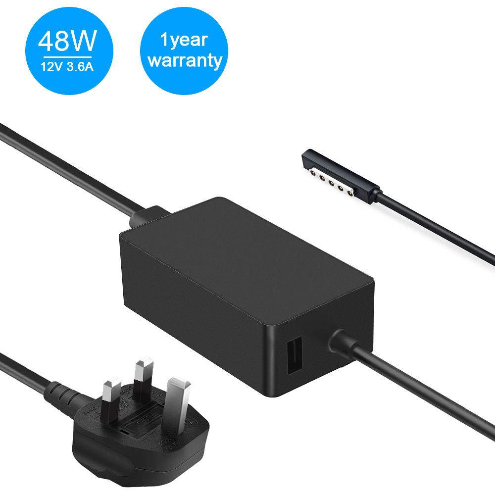 48W 12V 3.6A สายชาร์จ อะแดปเตอร์ สำหรับ Microsoft Surface RT Pro 1 Pro 2 Power Adapter Surface Pro Charger เครื่องชาร์จ