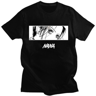 เสื้อยืดแขนสั้นลําลอง ผ้าฝ้าย 100% พิมพ์ลาย Nana Osaki Eyes ทรงหลวม พลัสไซซ์ สําหรับผู้ชาย และผู้หญิง