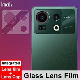 [ ฟิล์มเลนส์ + ฝาปิด ] ฟิล์มกระจกนิรภัยกันรอยหน้าจอ กันรอยเลนส์กล้อง HD สําหรับ iMak ZTE Nubia Z40S Pro 5G