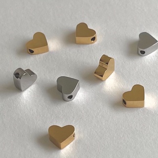 (โค้ด X8SFXJ ลด 20%) A.piece  [stainless steel] จี้หัวใจแสตนเลส heart pendant