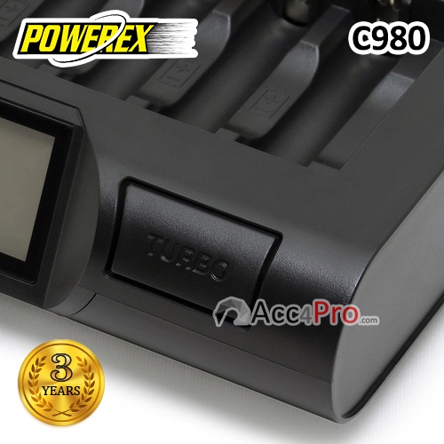 powerex-mh-c980-c801d-แท่นชาร์จ-1-8-ก้อน-ชาร์จเร็ว1-ชม-แยกก้อนอิสระ