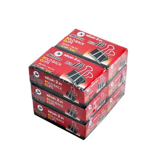 ตราม้า คลิปดำ เบอร์ 111 แพ็ค 6 กล่อง101360Horse Binder Clip #H-111 6 Boxes/Pack