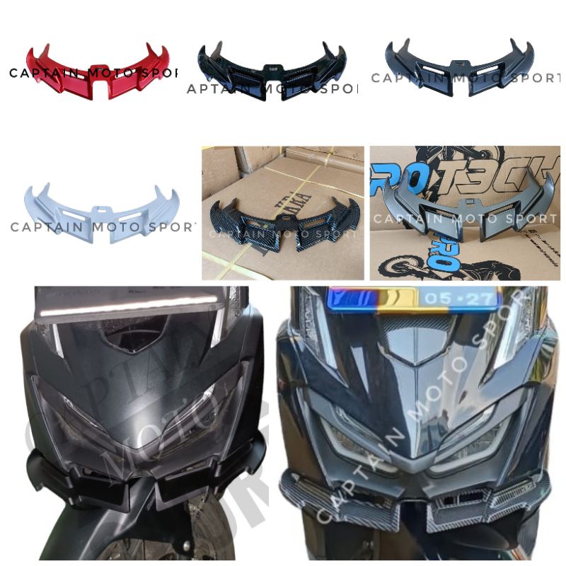 Winglet VARIO 160 ปลั๊กพลาสติก ABS คาร์บอนพลาสติกใหม่และเล่น | Shopee ...