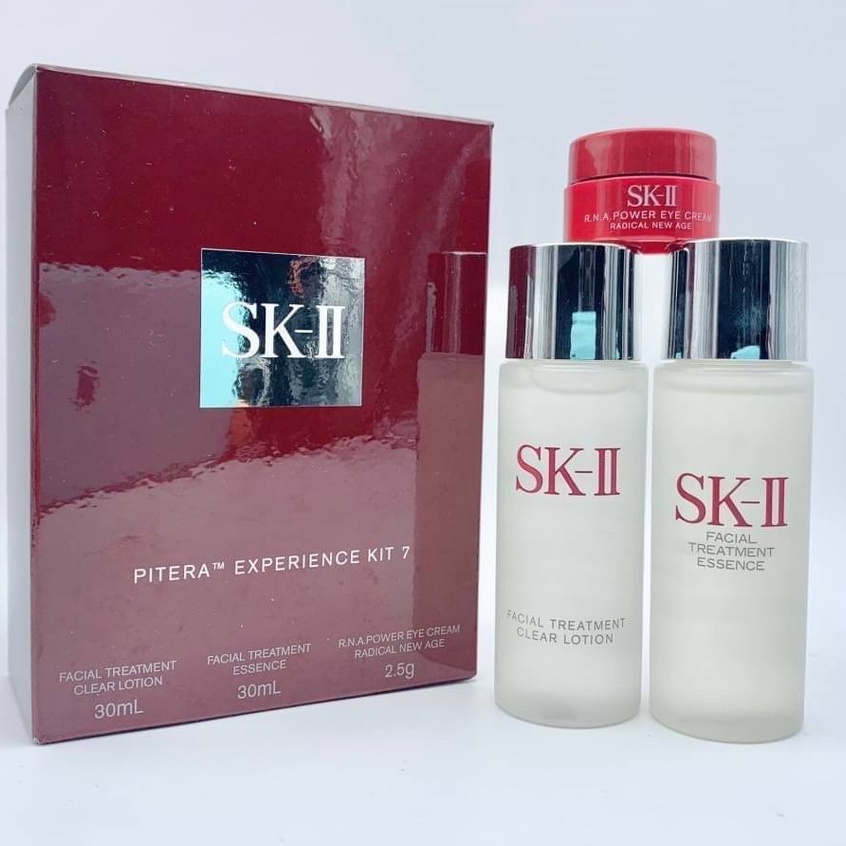 ไม่มีกล่อง SET 3 ชิ้น SKII Pitera Experience Kit SKII Facial Treatment